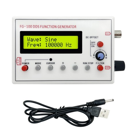 1Hz - 500KHz DDS Function Signal Generator