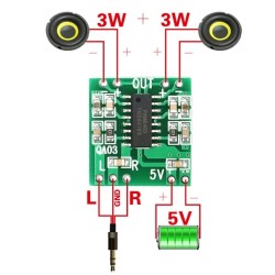 Audio 2x3W Amplifier board