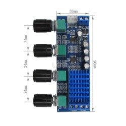 Audio amplifier 2x80W