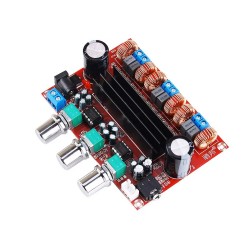 Audio amplifier 2x50W + 100W