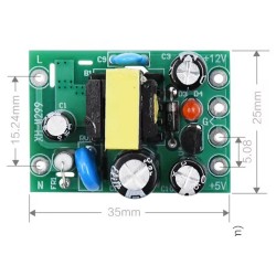 Power Supply Module 220V - 5V/12V