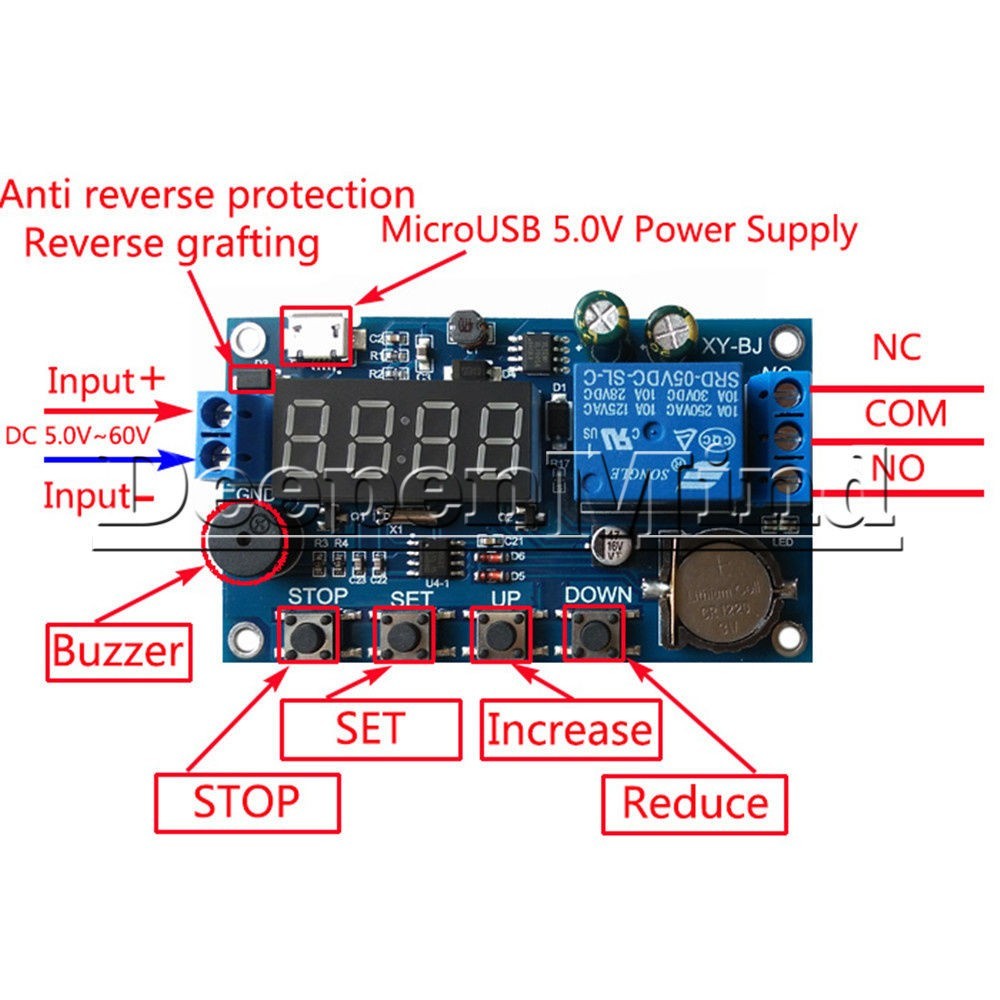 Модул за реле на таймера