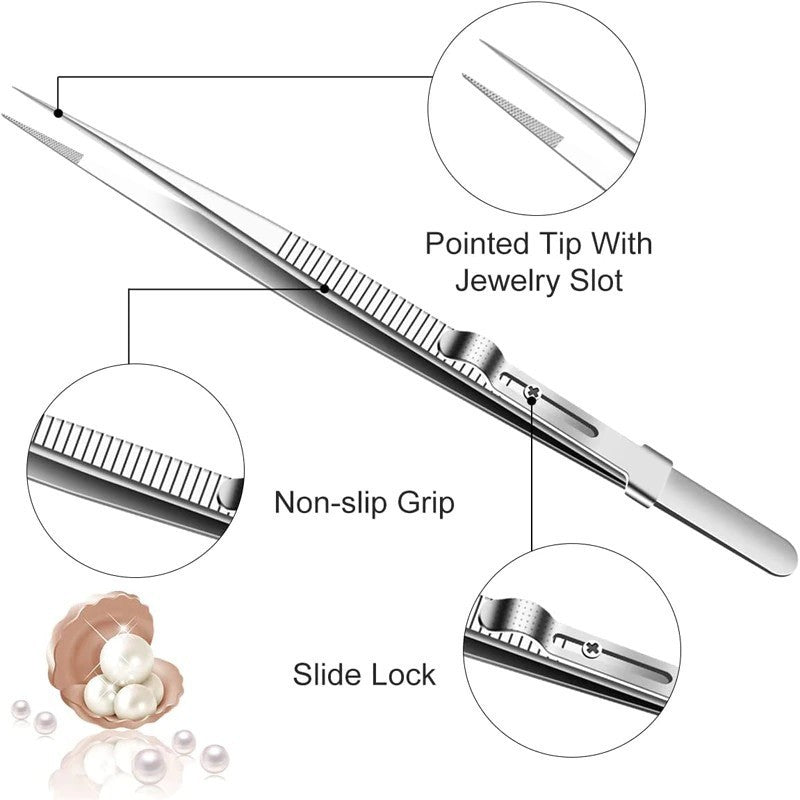 Anti Static tweezers With Adjustable Slide lock
