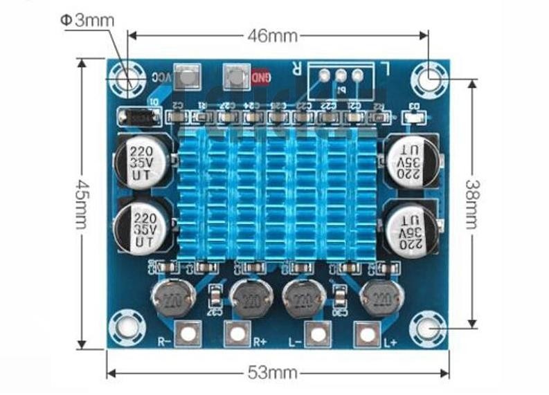 2 x 30W аудио усилвател