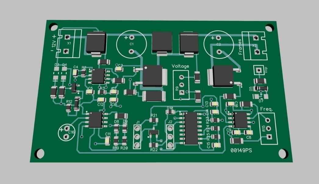 Bee venom collector controller (ver. 00149PS, project), SMD