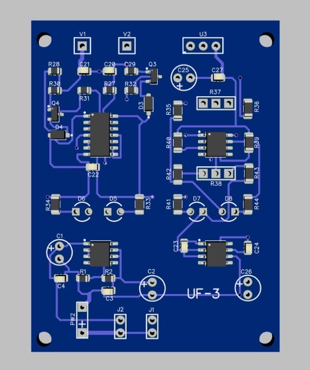 Детектор на електростатично/магнитно поле (UF-3 SMD)