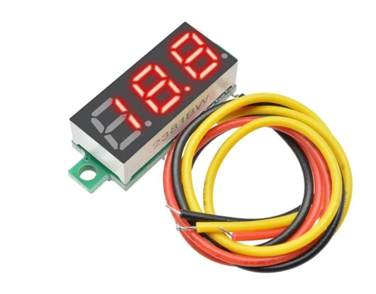 Мини волтметър 4.50-100V