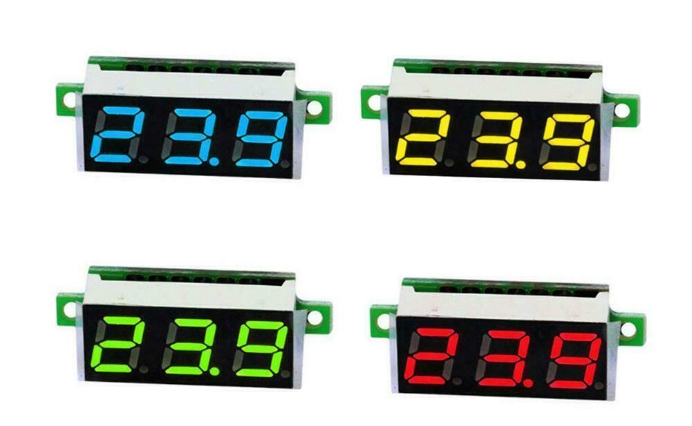 Мини волтметър 4.50-100V