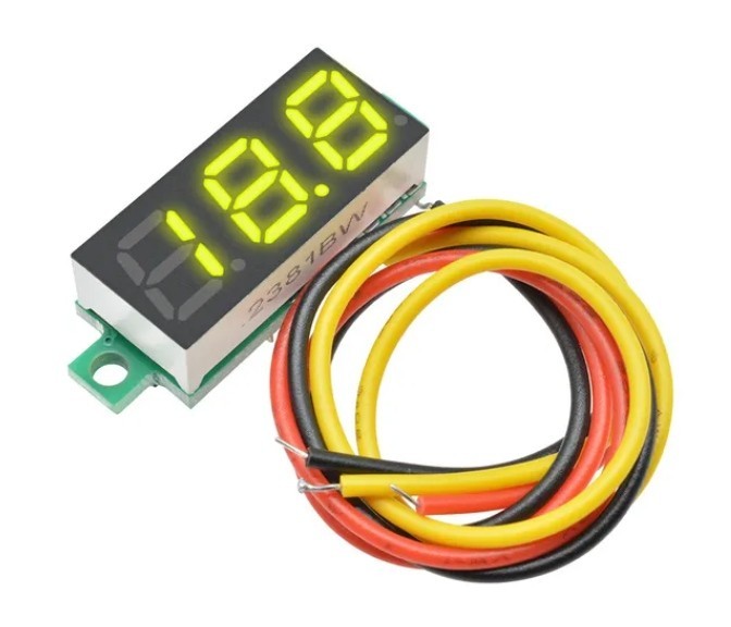 Мини волтметър 4.50-100V