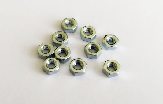 10 pcs Nuts (hexagon, metric)