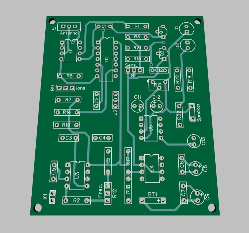 Ion detector (NH-195v2 Project)