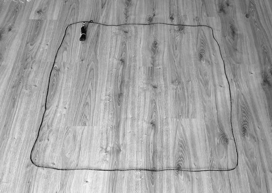 Search frame for PI metal detector